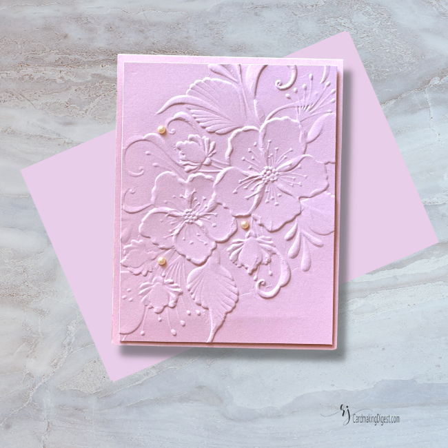 floral mothers day card